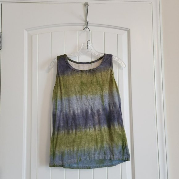 ark imports tank Top Size XL Olive & Grey Tie Dye - Picture 12 of 12